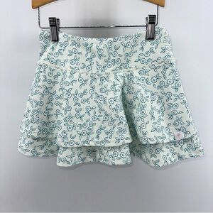 SweetHoney Mint Green and Teal Floral Skort